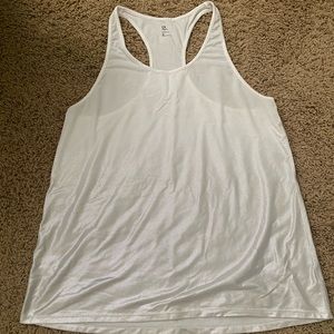 Gap white full length workout tank